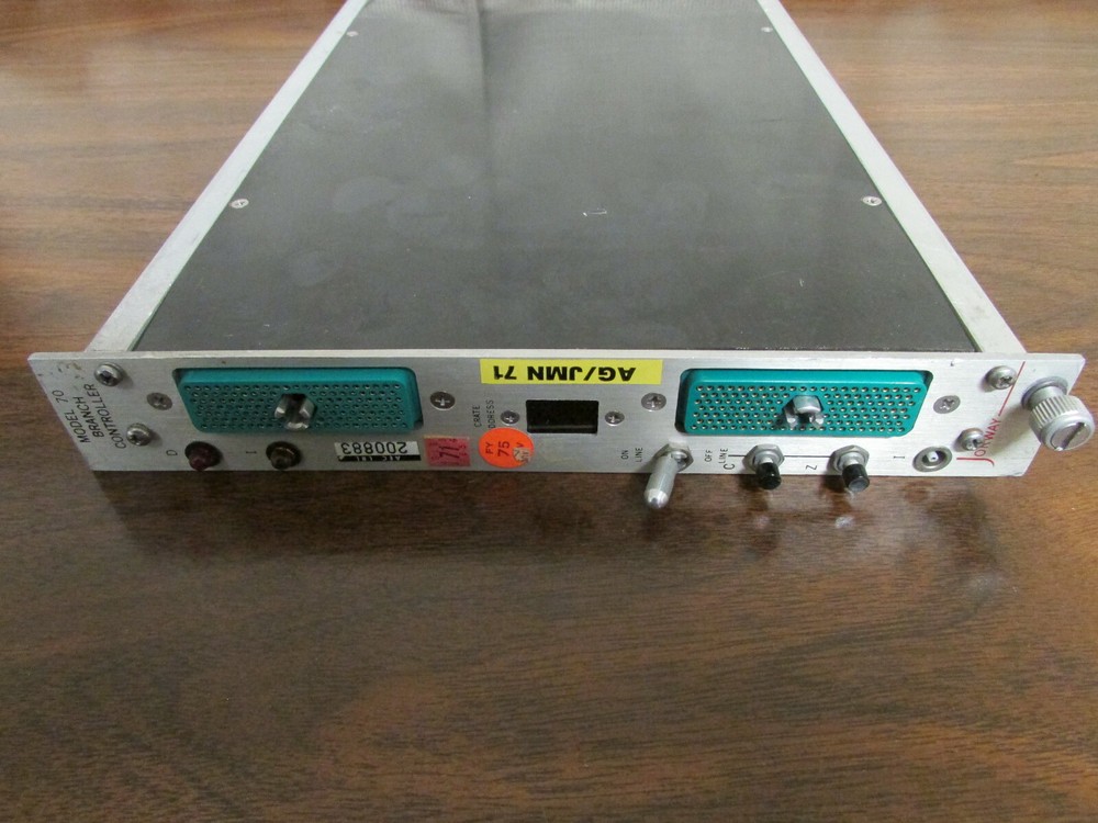 Jorway Model 70 Branch Controller CAMAC Plugin Vintage Nuclear Instrumentation