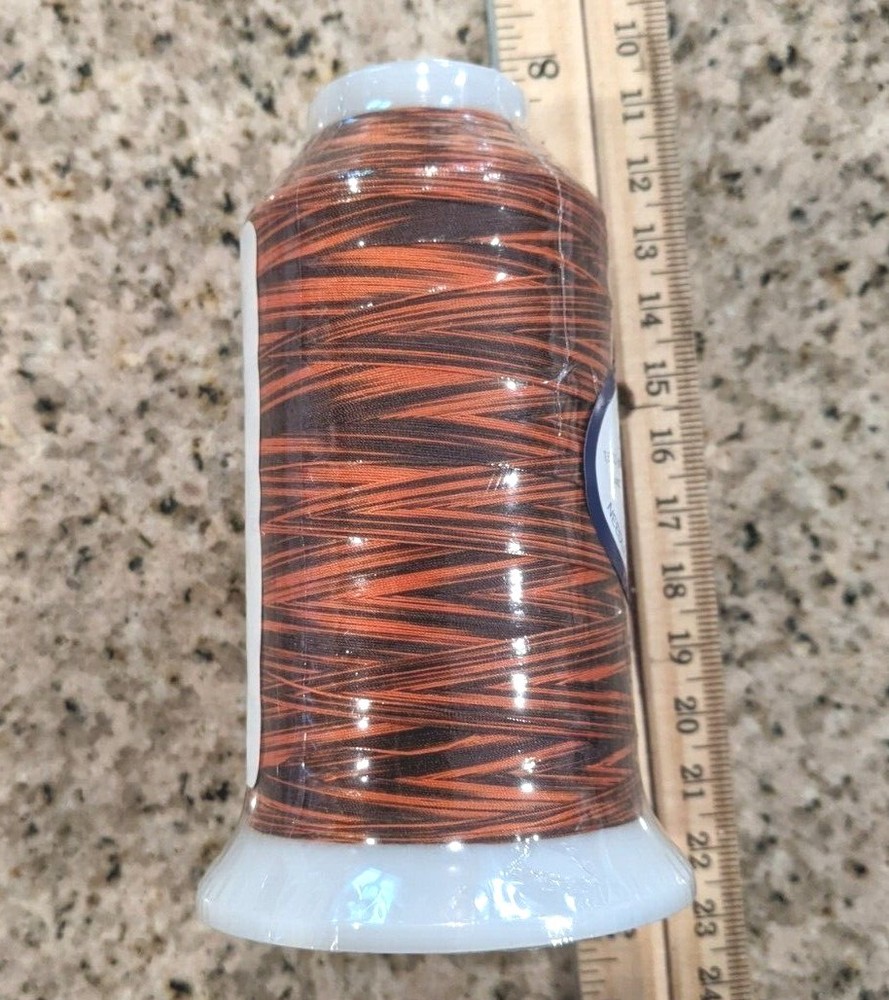Superior Threads 820 Orange/Brown Superior Variegated Polyester Thread 1650 y