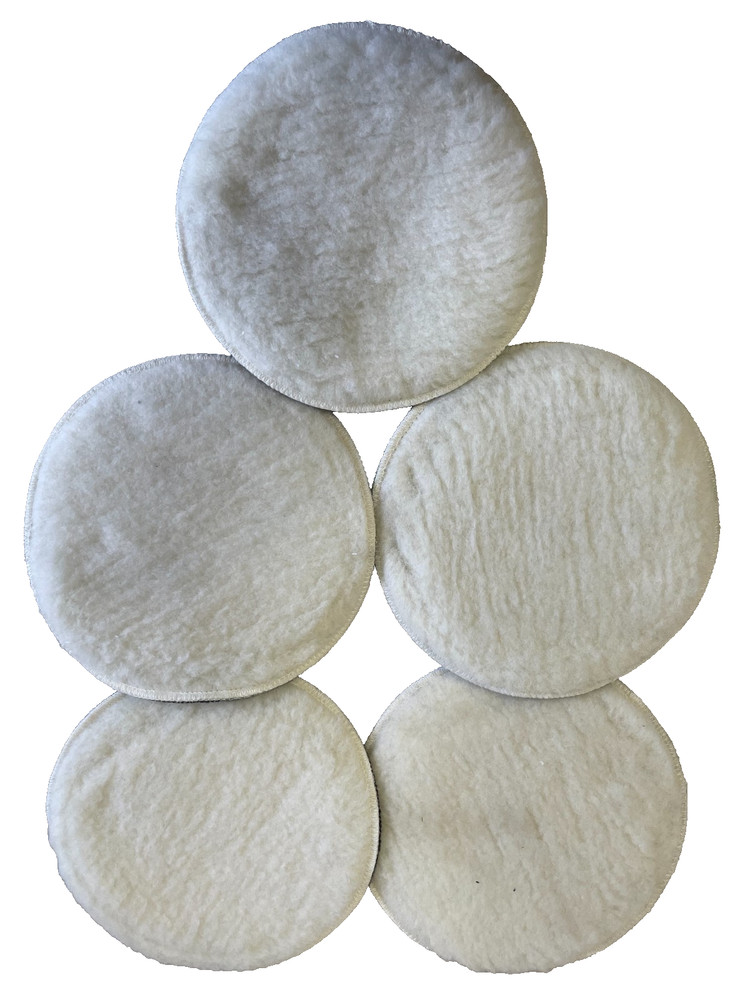 5Pc Artificial Wool Bonnet 7"