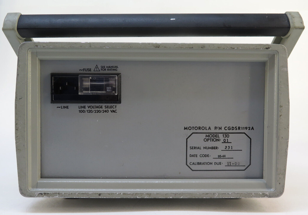 Electronic Research Co. Model 130 Portable Reference Oscillator 10MHz