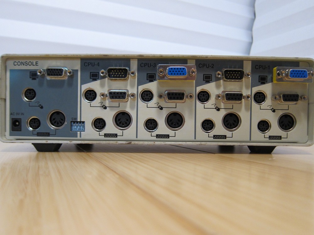 Edimax CPU Switch Mouse Conversion CAS-421 Intellimouse with Power Adapter