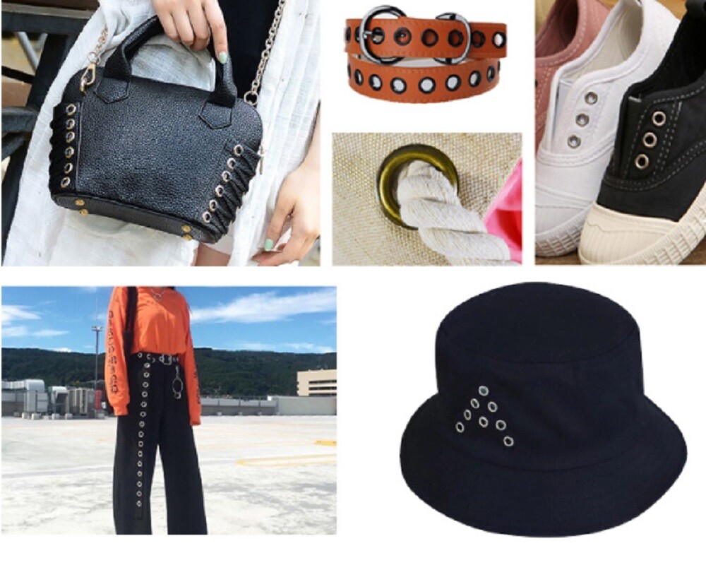 400-Piece 3/16" Grommet Kit with Hole Punch - Eyelet Set for Leather, Clothing