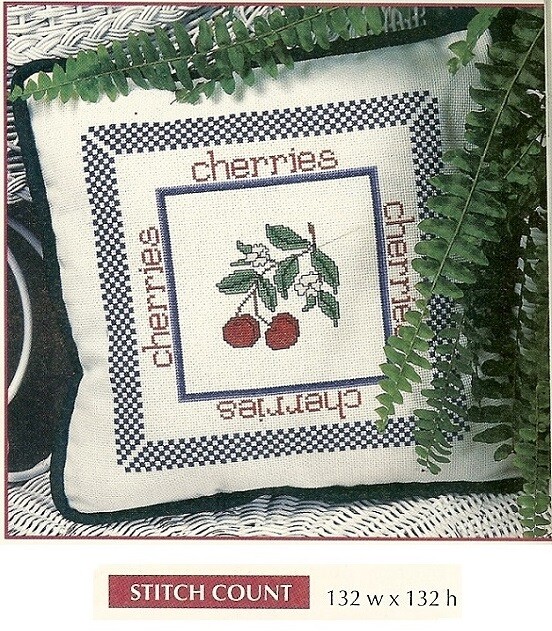 CHERRIES    - CROSS STITCH  PATTERN ONLY   HM - ERUS