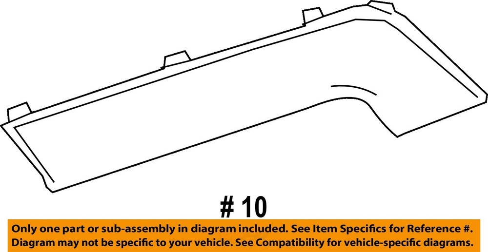 2014-2018 SILVERADO DRIVERS DOOR ARMREST TRIM PANEL MOLDING SYNTHESIS 23291504