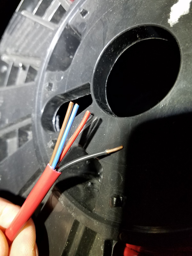 Carol E1514S 16/4C Solid Riser Fire Alarm/Security Cable Wire FPLR Red /100ft