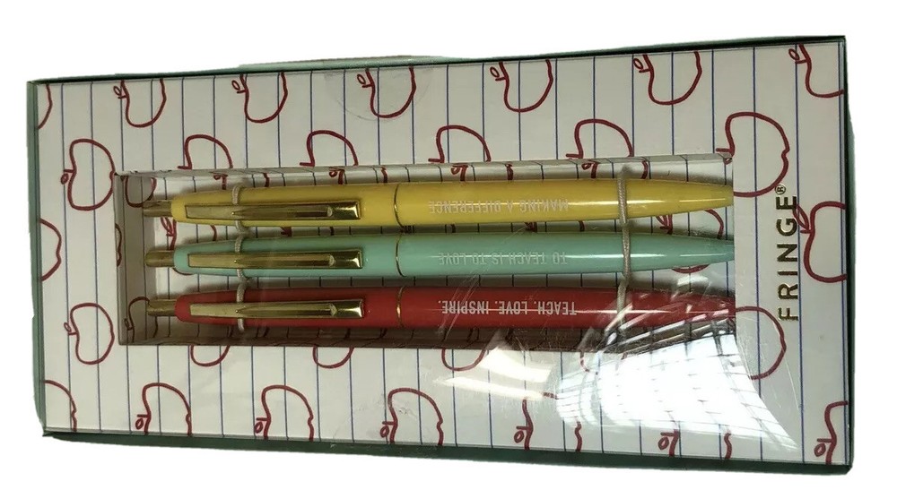 Fringe Pen Set Black Ink B/N