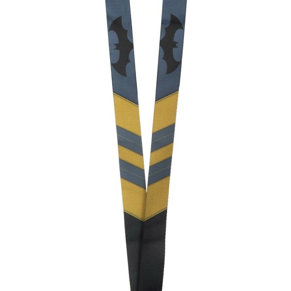Batman Suit-Up Lanyard Grey