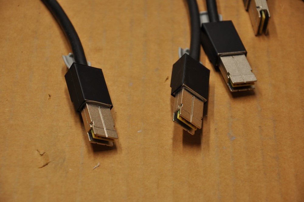 Lot of 5 LEONI L45593-E103-D5 BLADESTACK STACK CABLE