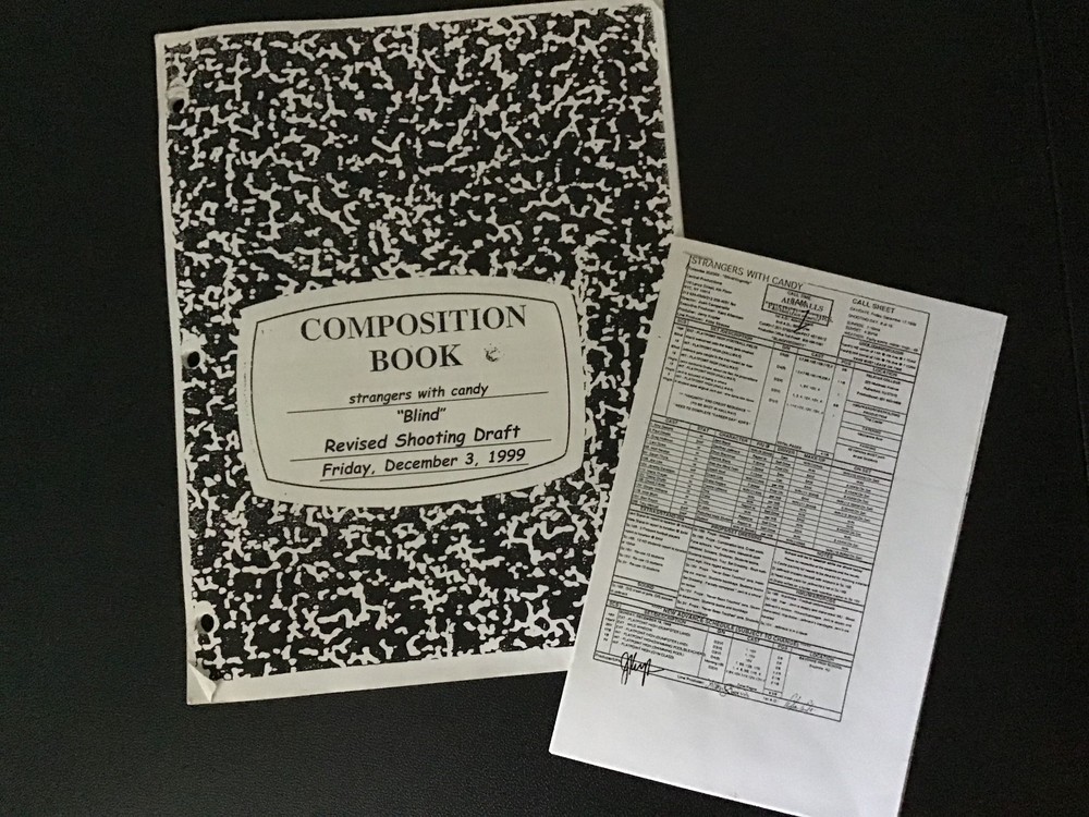 Strangers With Candy Ep. "Blind"- Revised Shooting Draft Script and Call Sheet