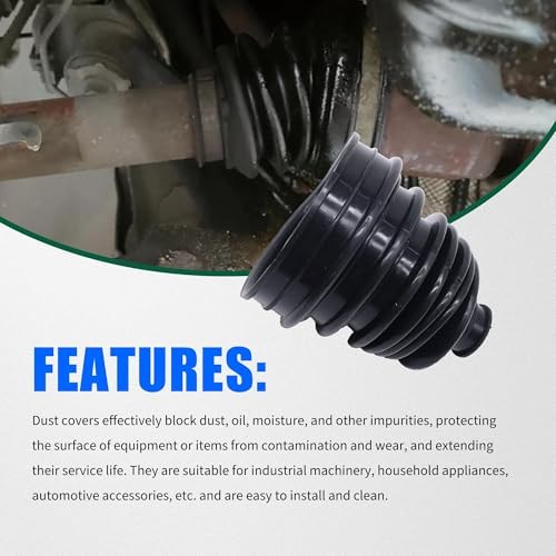 2PCS CV Boot, Waterproof & Dustproof CV Axle Universal Silicone CV Axle Boot