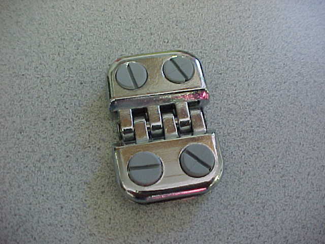 Chrome Metal Hinge for Drum Shields and Drum Panels Durable & Secure Hinge