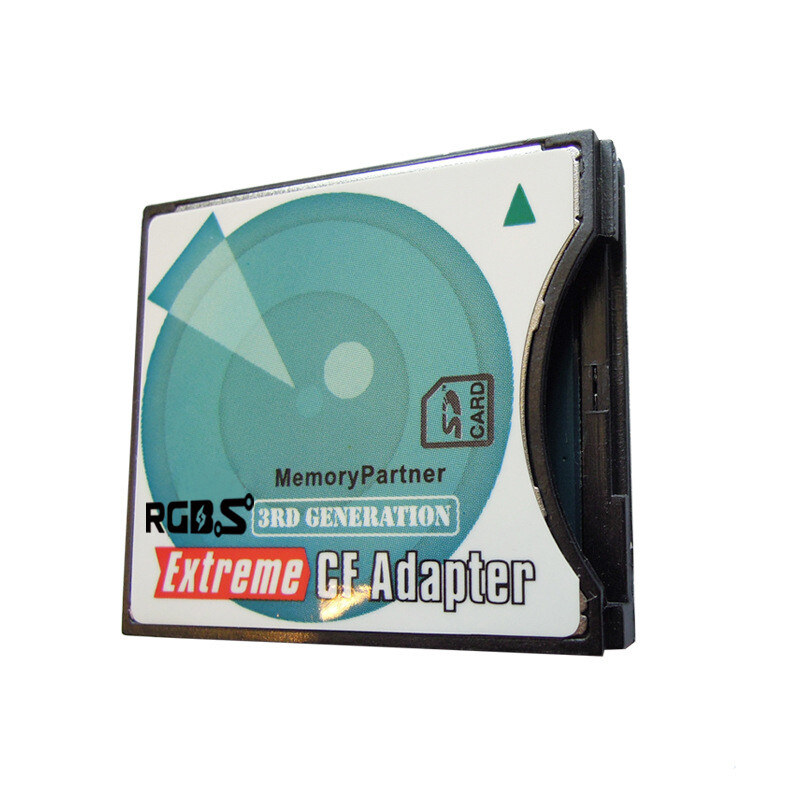 SD SDHC SDXC to High-Speed Extreme CF Type II WIFI Adapter for 16/32/64/128 GB