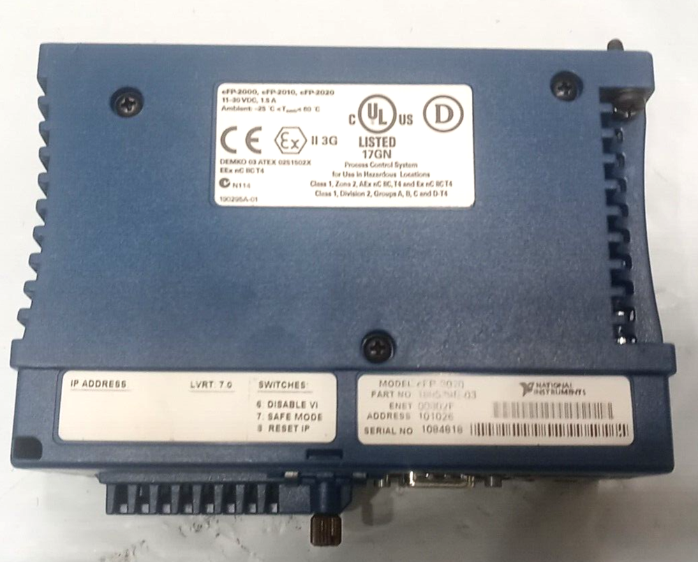 National Instruments NI cFP-2020 Ethernet Controller Interface Same As Pictures