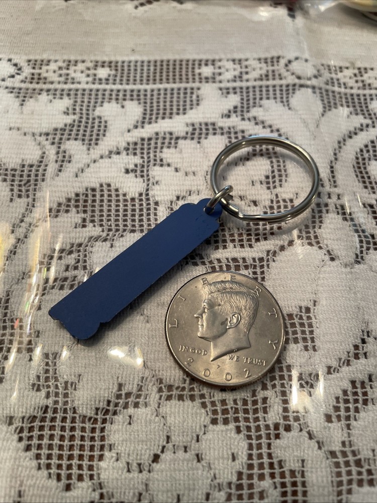 Vintage Metal Subaru Key Ring