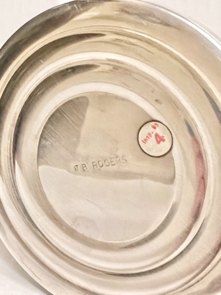 Silver Plated Candlesticks - F.B. Rogers - Shiny Vintage Candle Holders - 3.5”