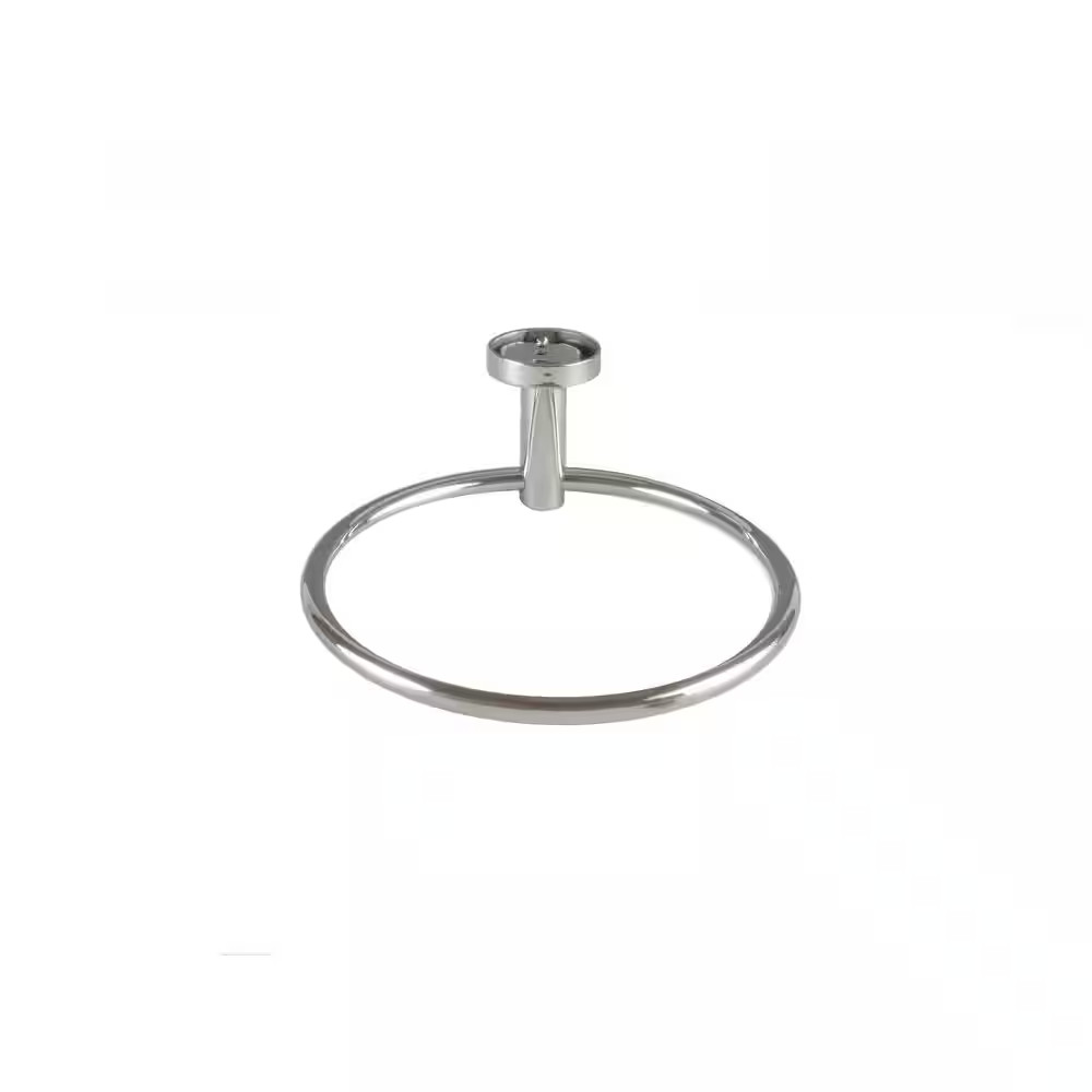 Martella Wall Mounted Towel Ring in Chrome
