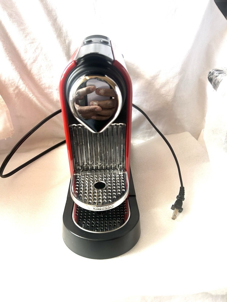 Nespresso CitiZ Espresso Machine Type C111 - Red With Pod Holder