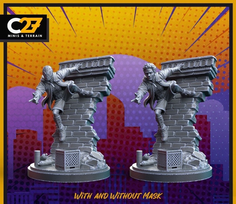 Shock Slinger - 32mm - 40mm Mini | Crisis Protocol Proxy | C27
