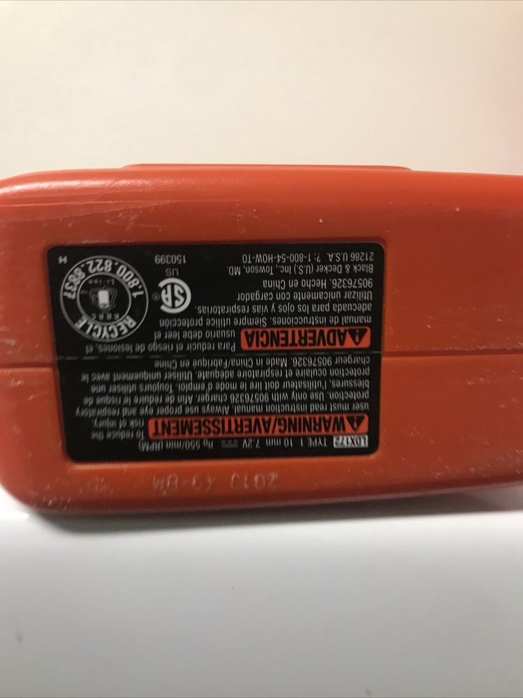 Black & Decker Lithium Cordless Drill 7.2 Volt Number Ldx172