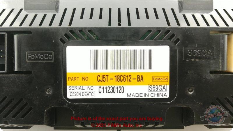Used A/C Selector Switch fits: 2014 Ford Escape Front automatic temperature cont