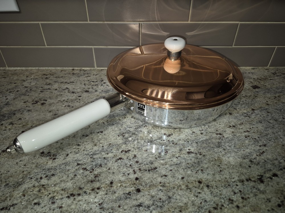 Metalutil Copper & White Ceramic Handle