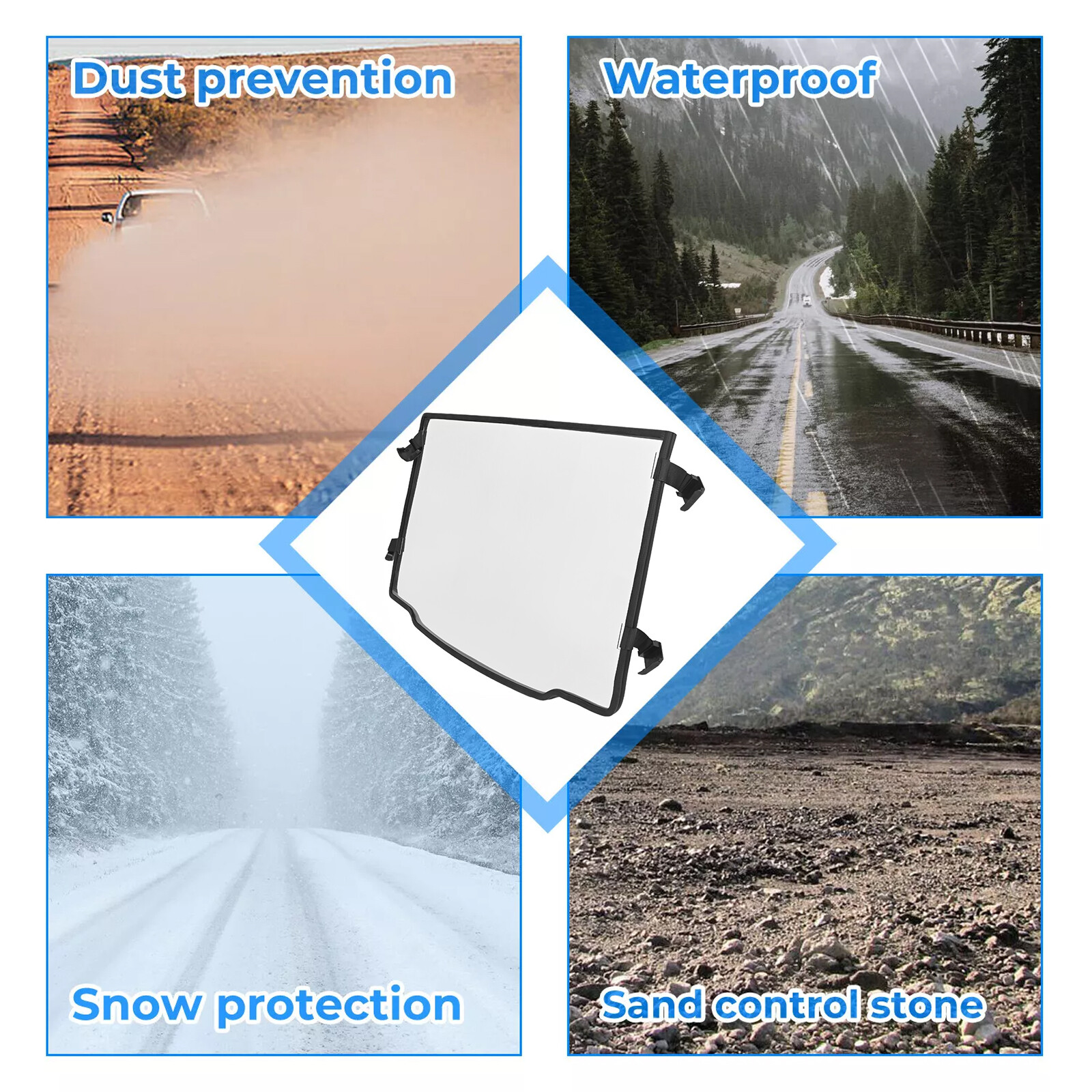 FOR POLARIS RANGER 500/570 MIDSIZE PROFIT CAGE 2015-2023 FULL WINDSHIELD NEW