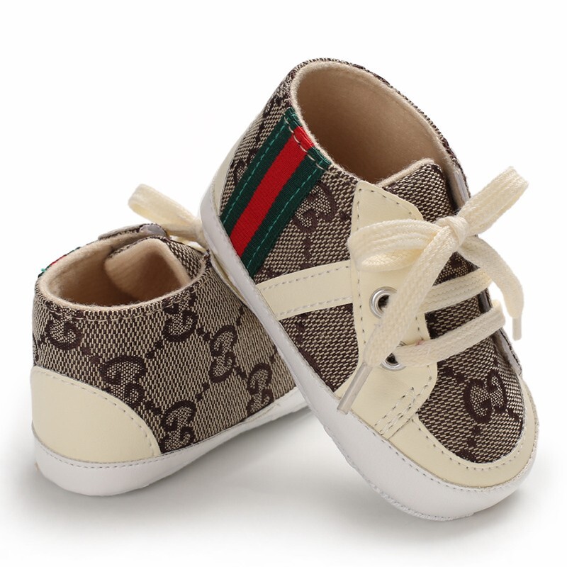 Baby Infant Classic Canvas Baby Shoes Boy Girl Soft Sole Size 1 & 3(0-18 Months)