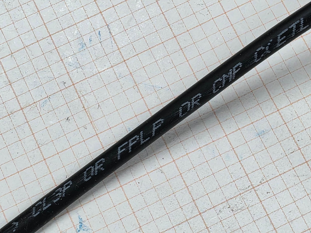 Southwire Genesis 3206 22/6C Shielded Plenum Control Cable CMP Black /50ft