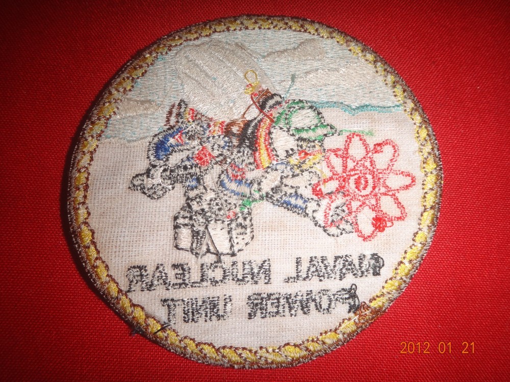 US Navy Patch NAVAL NUCLEAR POWER UNIT
