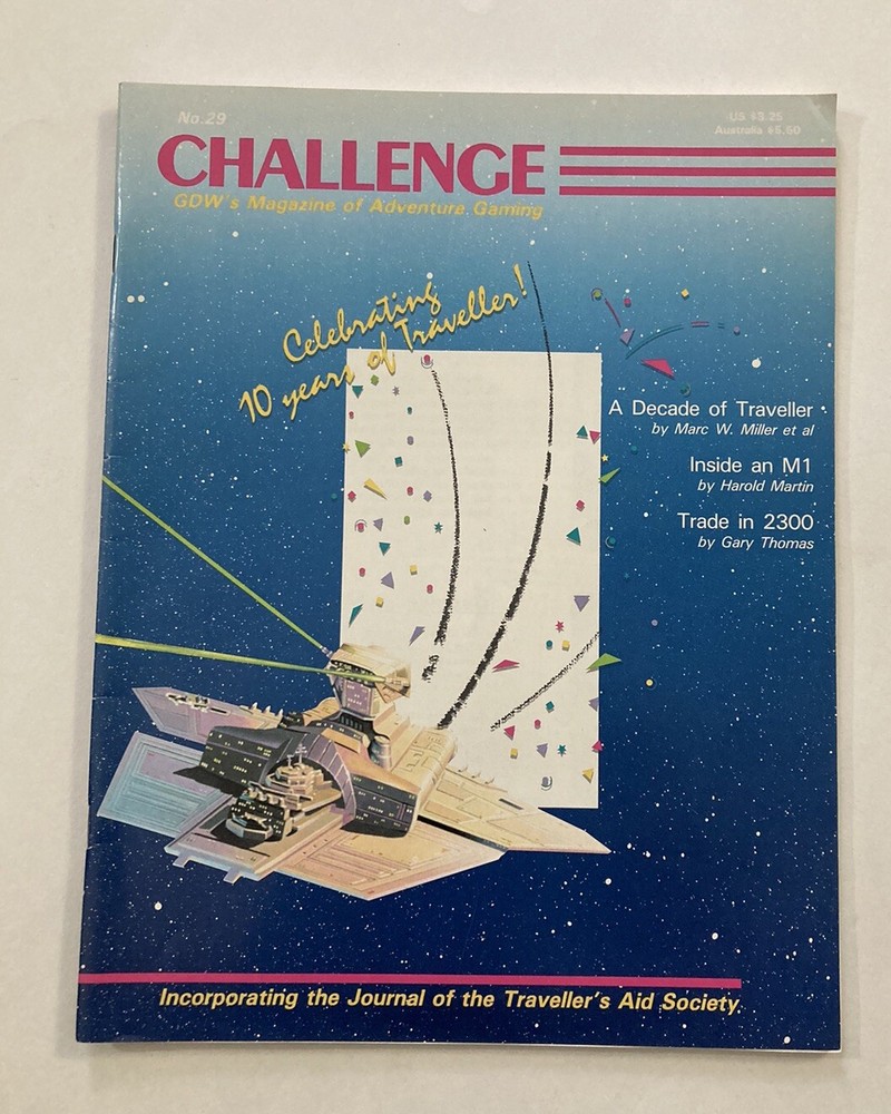 GDW Challenge Magazine #29 Sci-fi Gaming