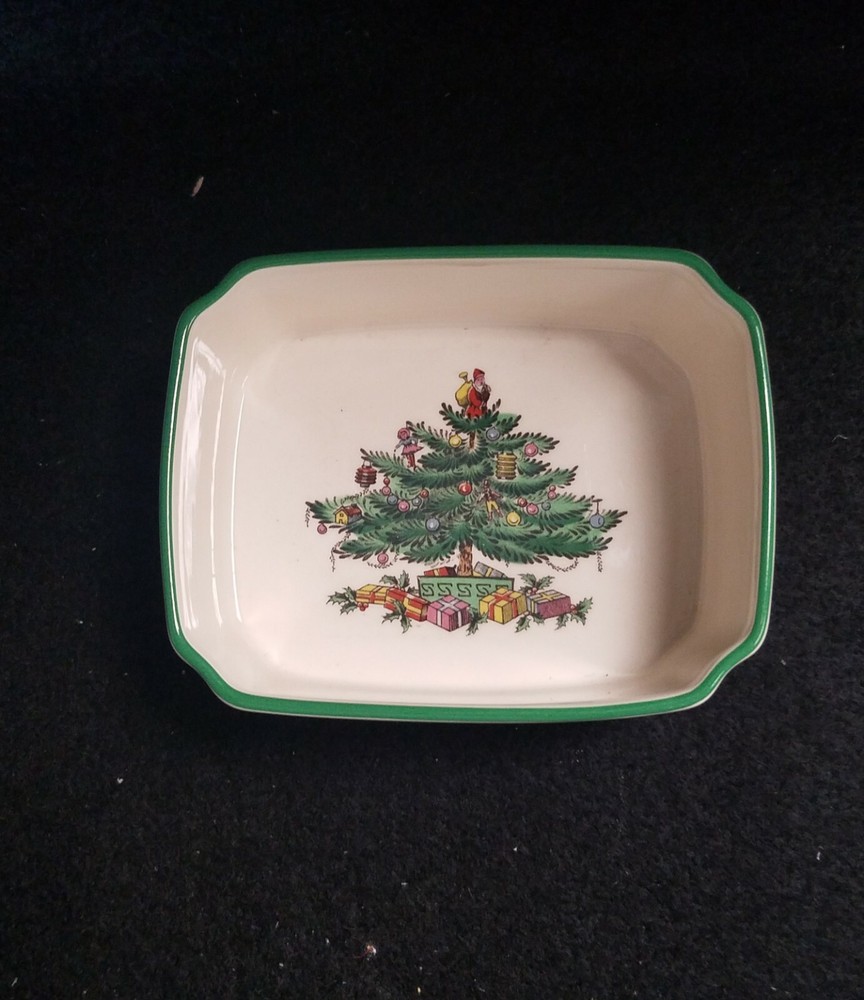 Spode Christmas Tree Medium Candy Dish Made In England
