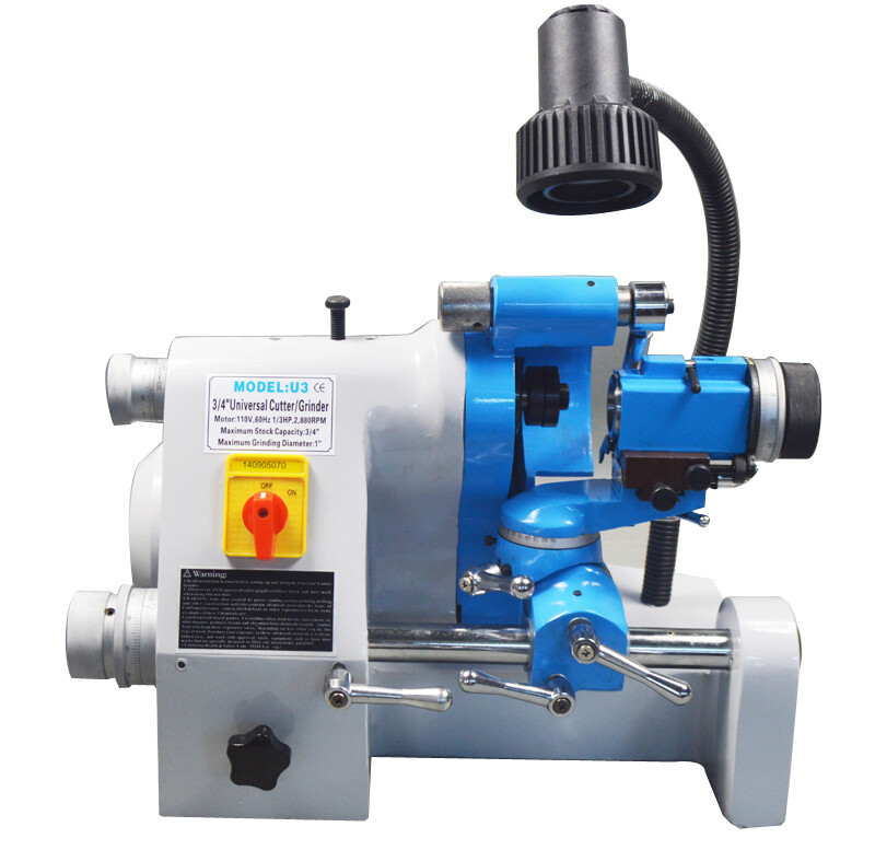 Updated R8 Collets Sharpener End Mill Lathe Drill Bit Knife Grinder w/Accessory