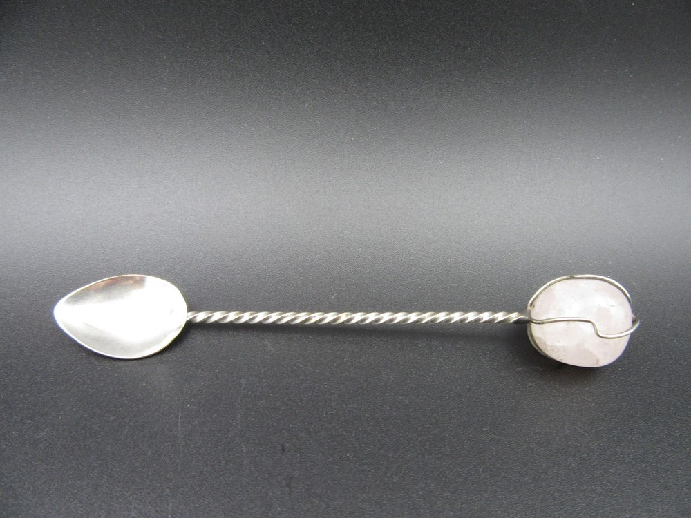 M16⭐⭐ A Mocha - Teaspoon with Gemstone Quartz Mocha Spoon ⭐⭐