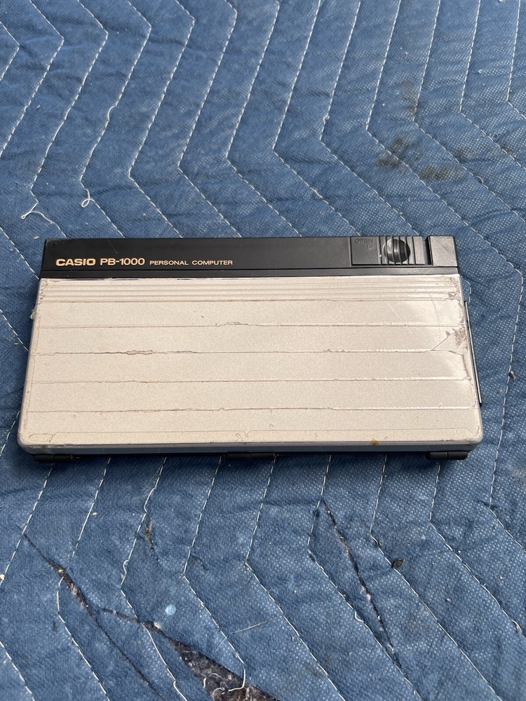 Vintage CASIO PB-1000 Pocket Personal Computer Working.