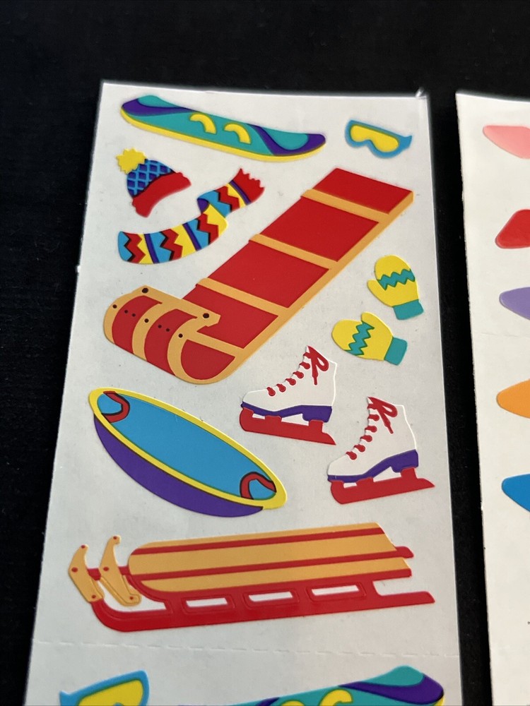 Vintage Mrs. Grossman’s CHRISTMAS Sticker Strips