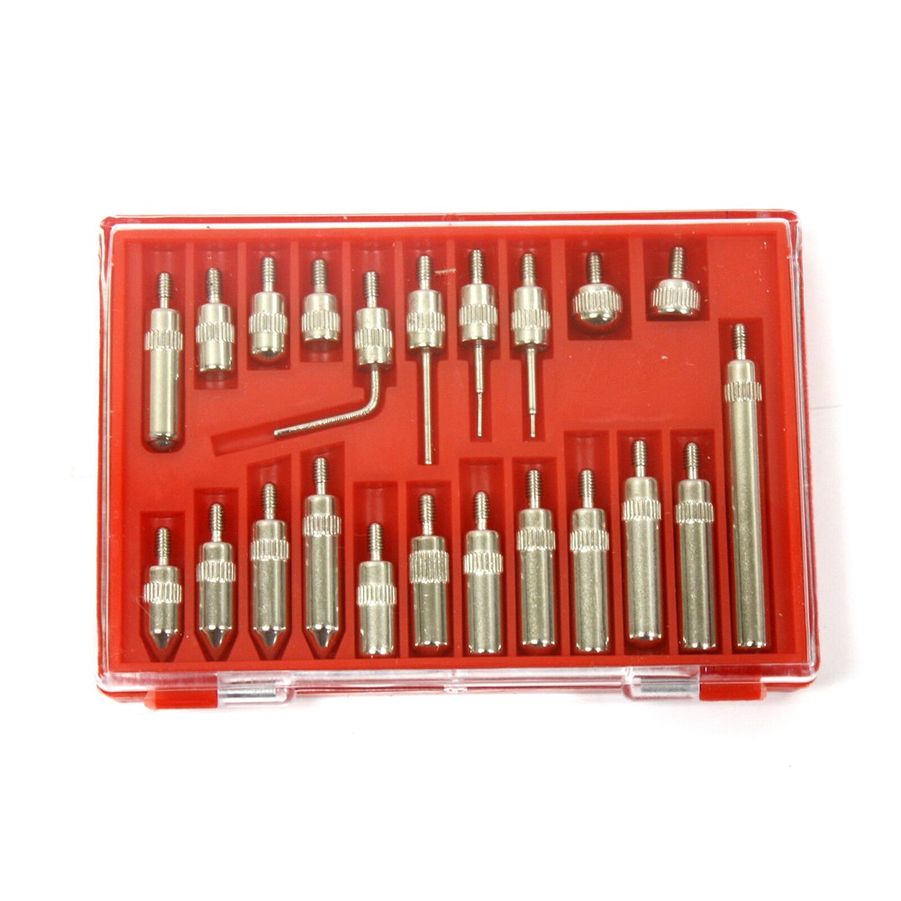 22pc 2.5mm Thread Dial Digital Indicator Point Set End Tip Kit Machinist Tool MM