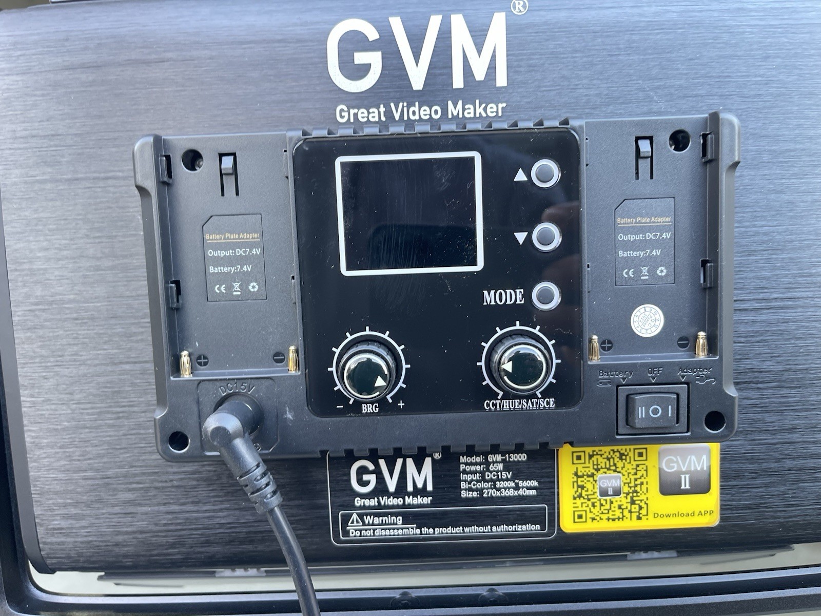 GVM 1300D RGB LED Video Light, 65W Video Lighting Kit with Bluetooth Control