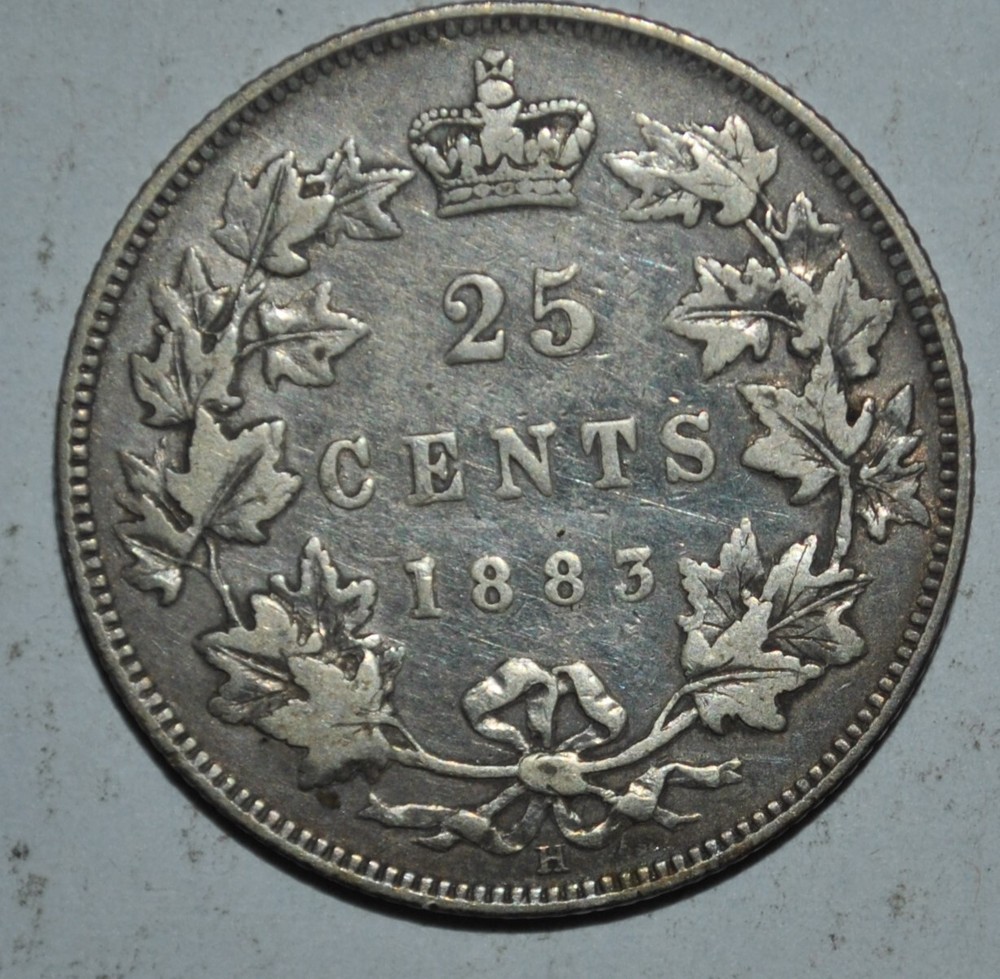 1883 CANADA 25 Cents {{{{4672