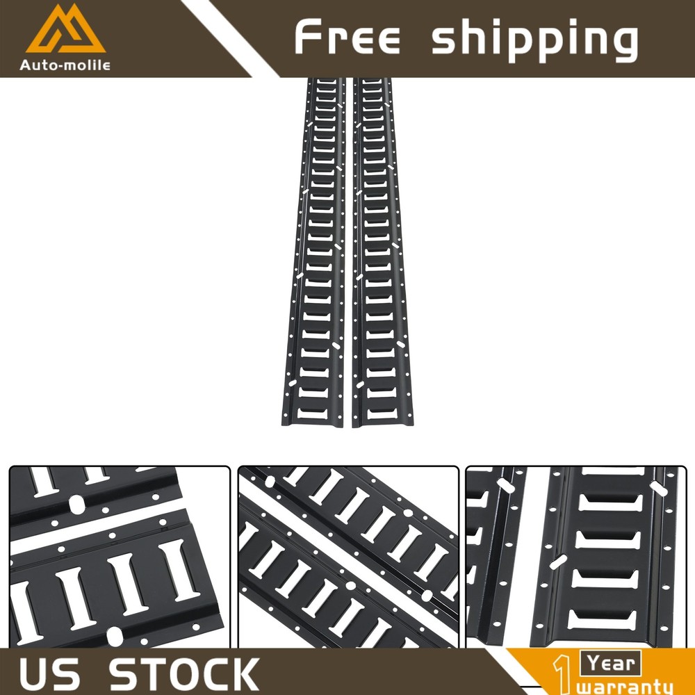 Heavy Loads 30 PCS 5' E Track Tie Down Rail System For Trucks Vans Secure Cargo