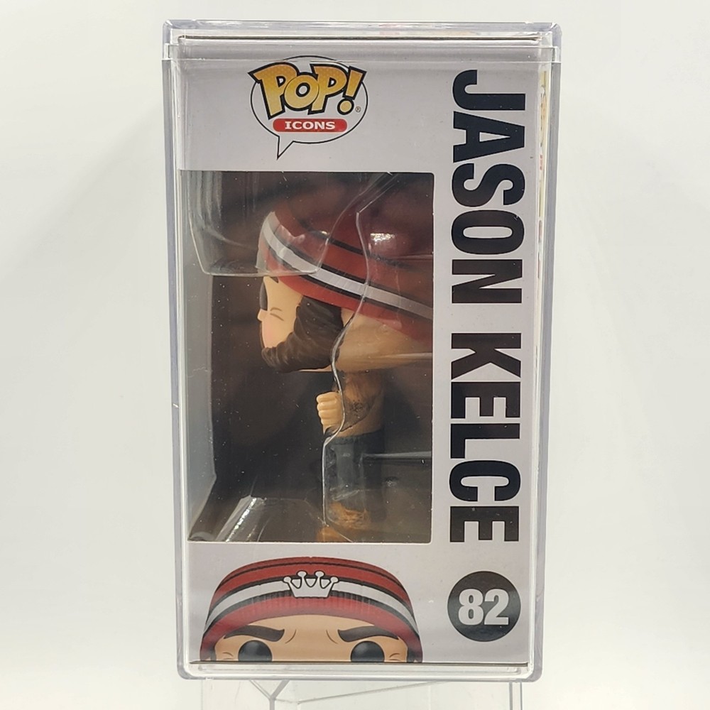 JASON KELCE (Shirtless) Funko Pop # 82 w/ Hard Stack