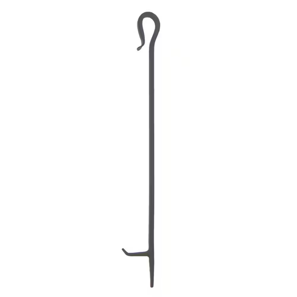 Shepherd'S Hook 28 In. Tall Fireplace Poker Tool, Graphite