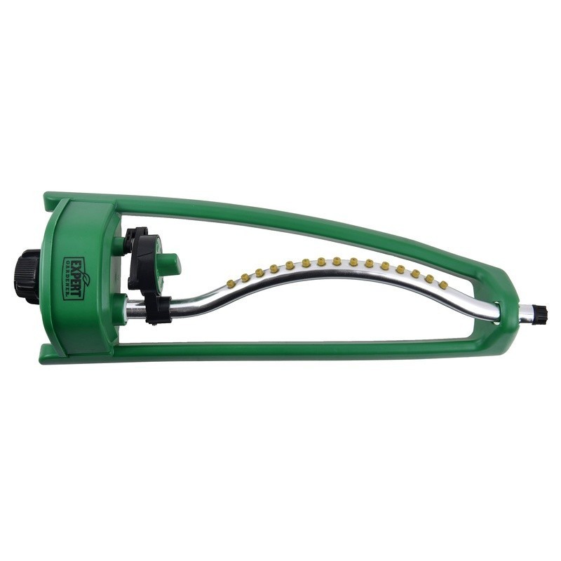 3000 sq ft Oscillating Sprinkler Adjustable Flow Durable Base Garden Hose Ready