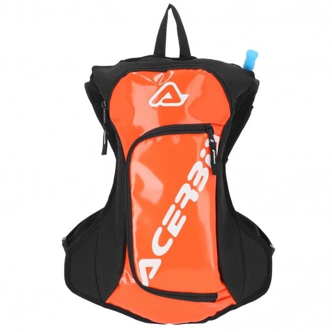 Acerbis Hydration Pack - ACQUA 5L Backpack w/2L Hydration Pack (Orange/White)