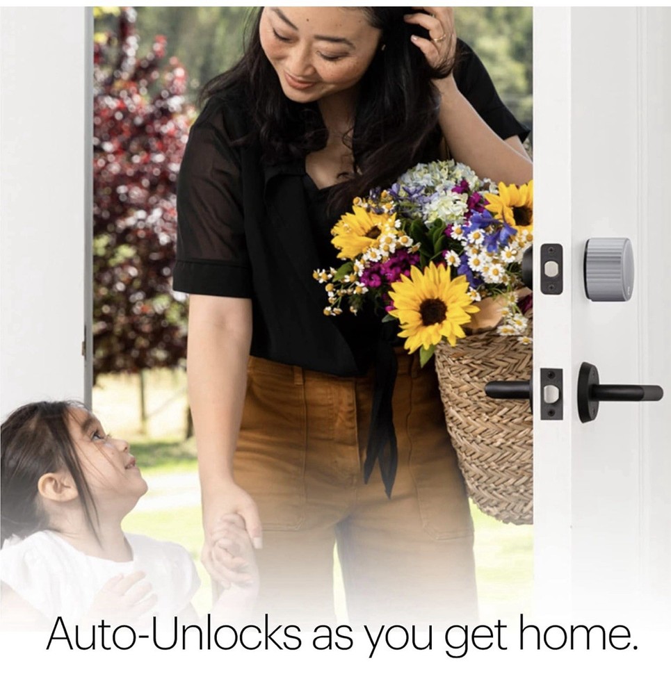 August Smart Lock Pro with Connect Wi-Fi Bridge - Silver