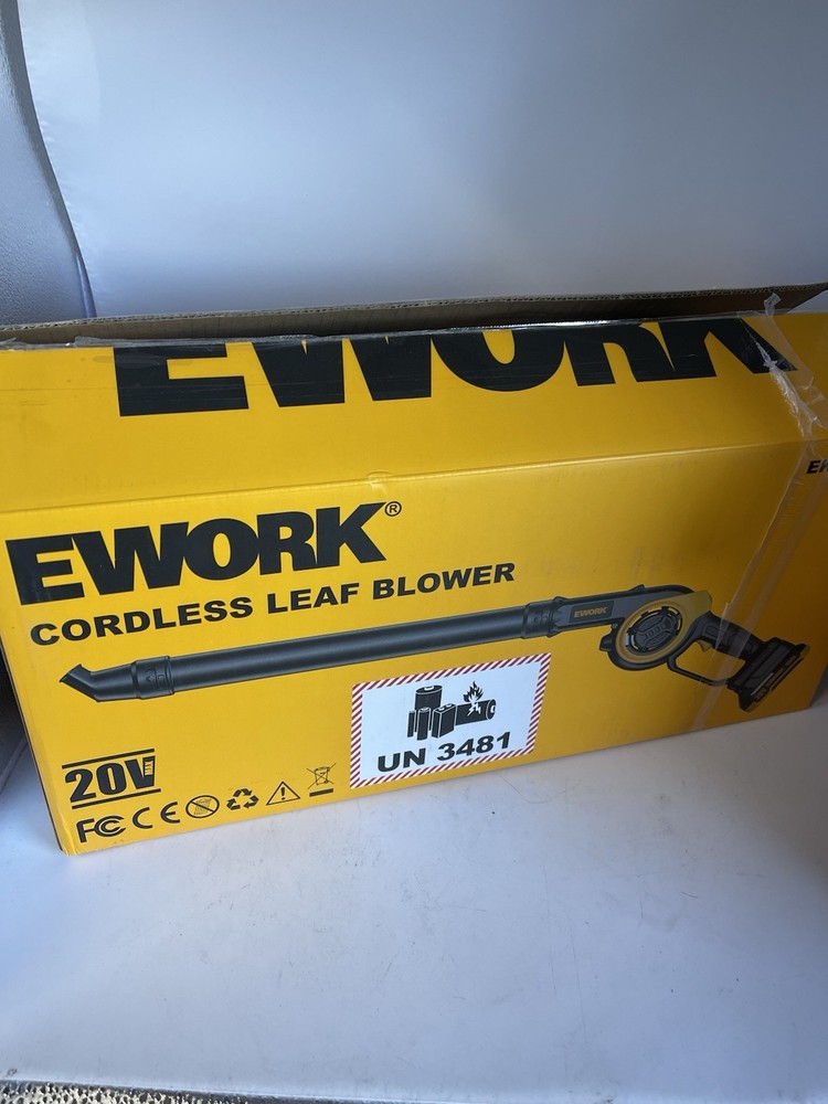 EWORK 20V Cordless Lightweight Mini Leaf Blower with Battery & Charger