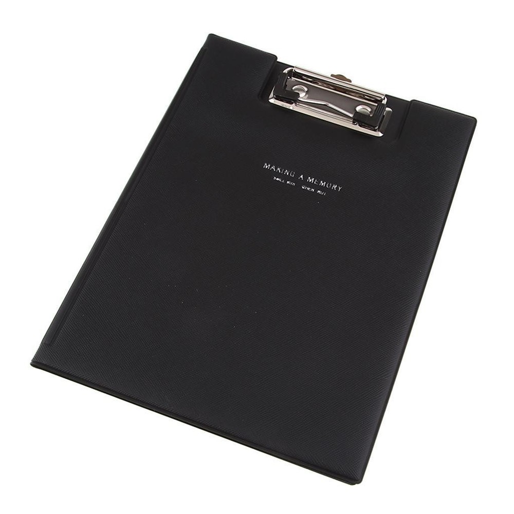 Synthetic Leather Clipboard A5, Extra Strong Clip, Sturdy