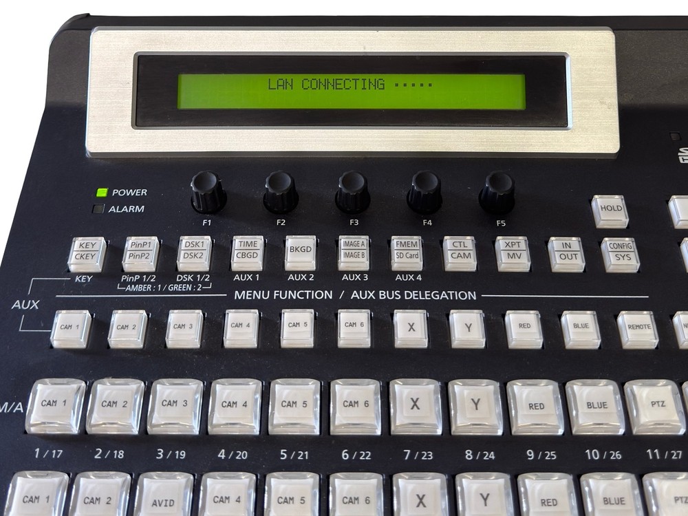 Panasonic AV‑HS450 Switcher + Control Panel + Dual PSU - Complete Broadcast Set