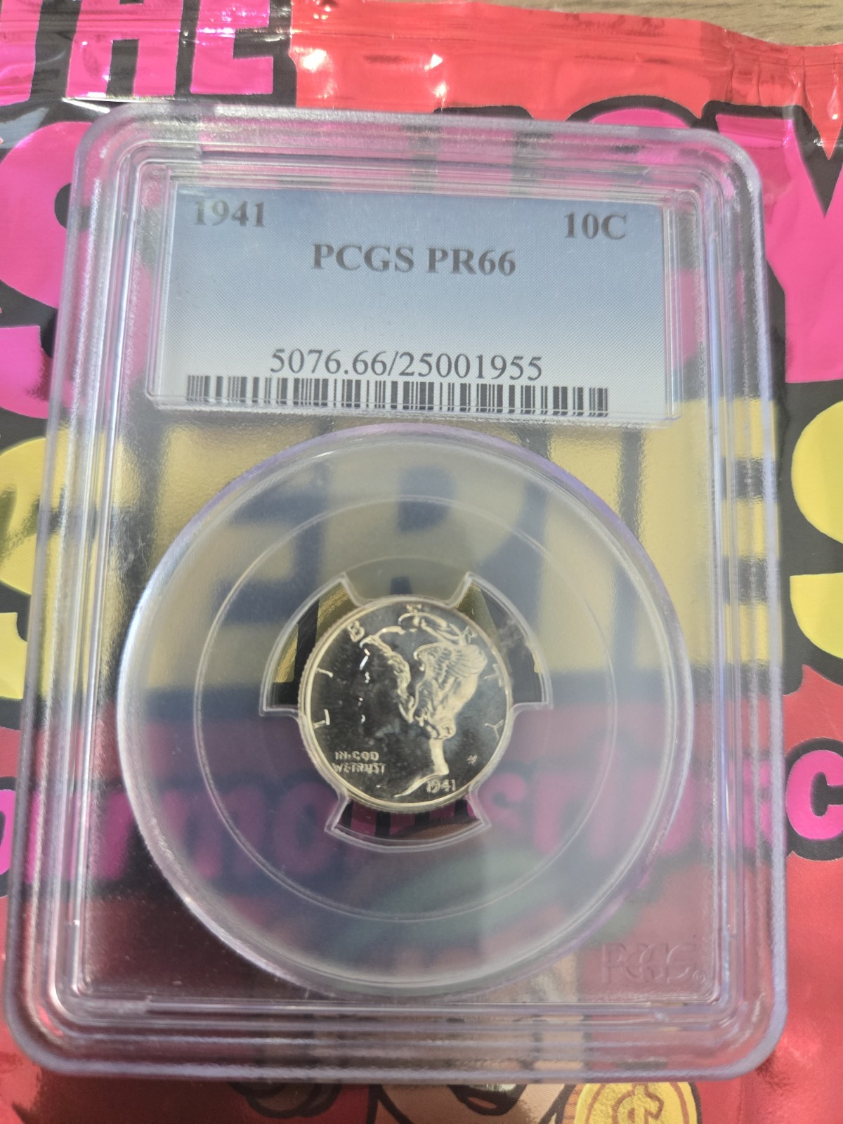 1941-P PCGS PR66 Mercury Dime Proof 10C