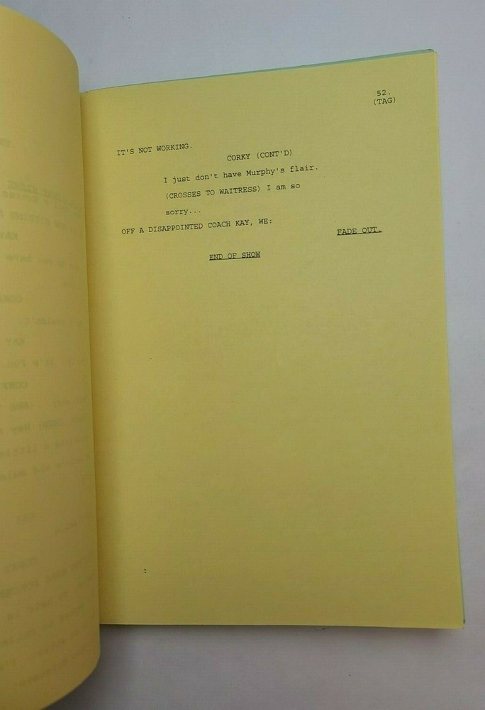MURPHY BROWN / Norm Gunzenhauser 1997 TV Script, "Operation: Murphy Brown"