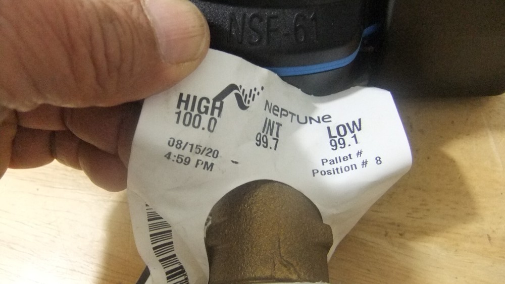 Neptune Water Meter 1” Mach 10